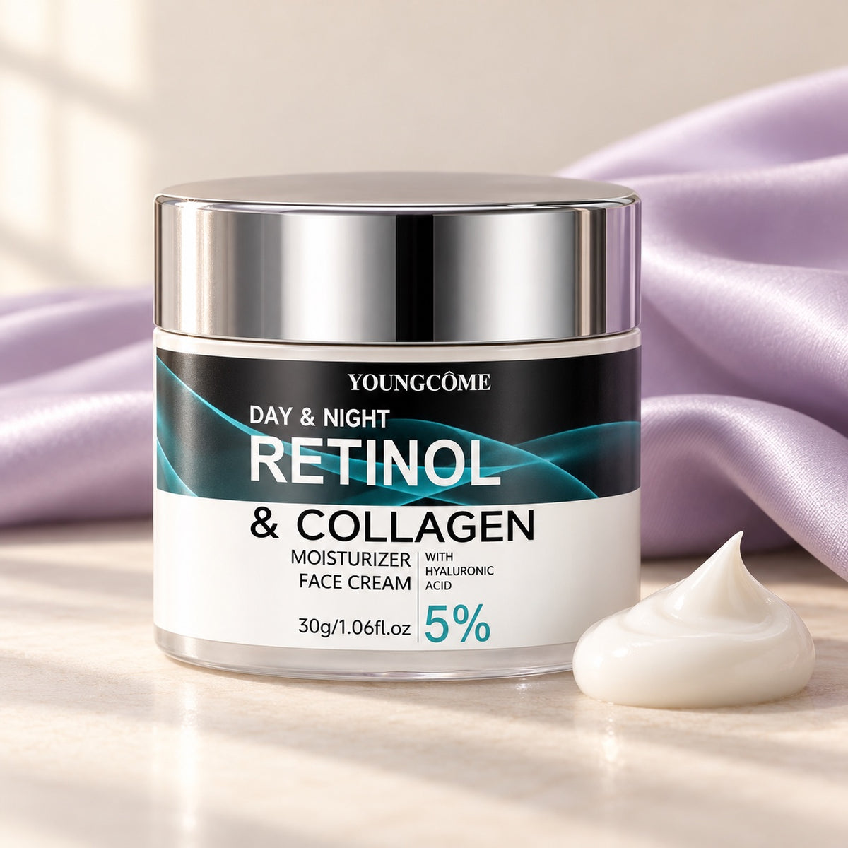 Crepey Arm Retinol Cream jar